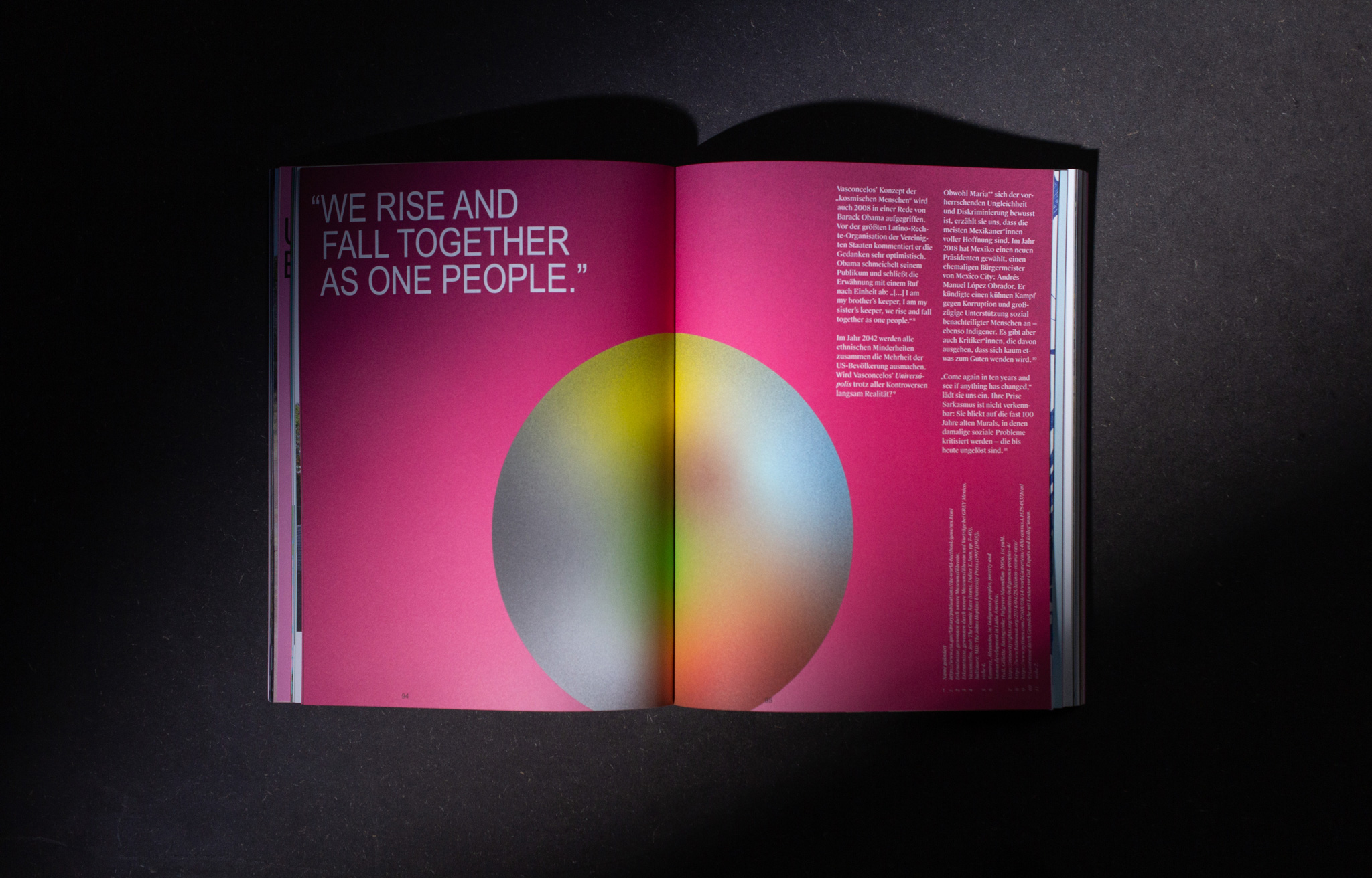 “We rise and fall together as one people.” — fourth spread